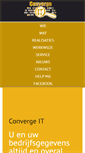 Mobile Screenshot of converge-it.be