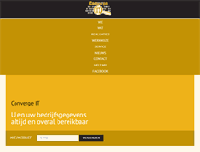 Tablet Screenshot of converge-it.be